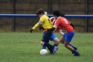 Action de match U15 contre Carresse Salies